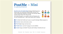 Desktop Screenshot of postme.de